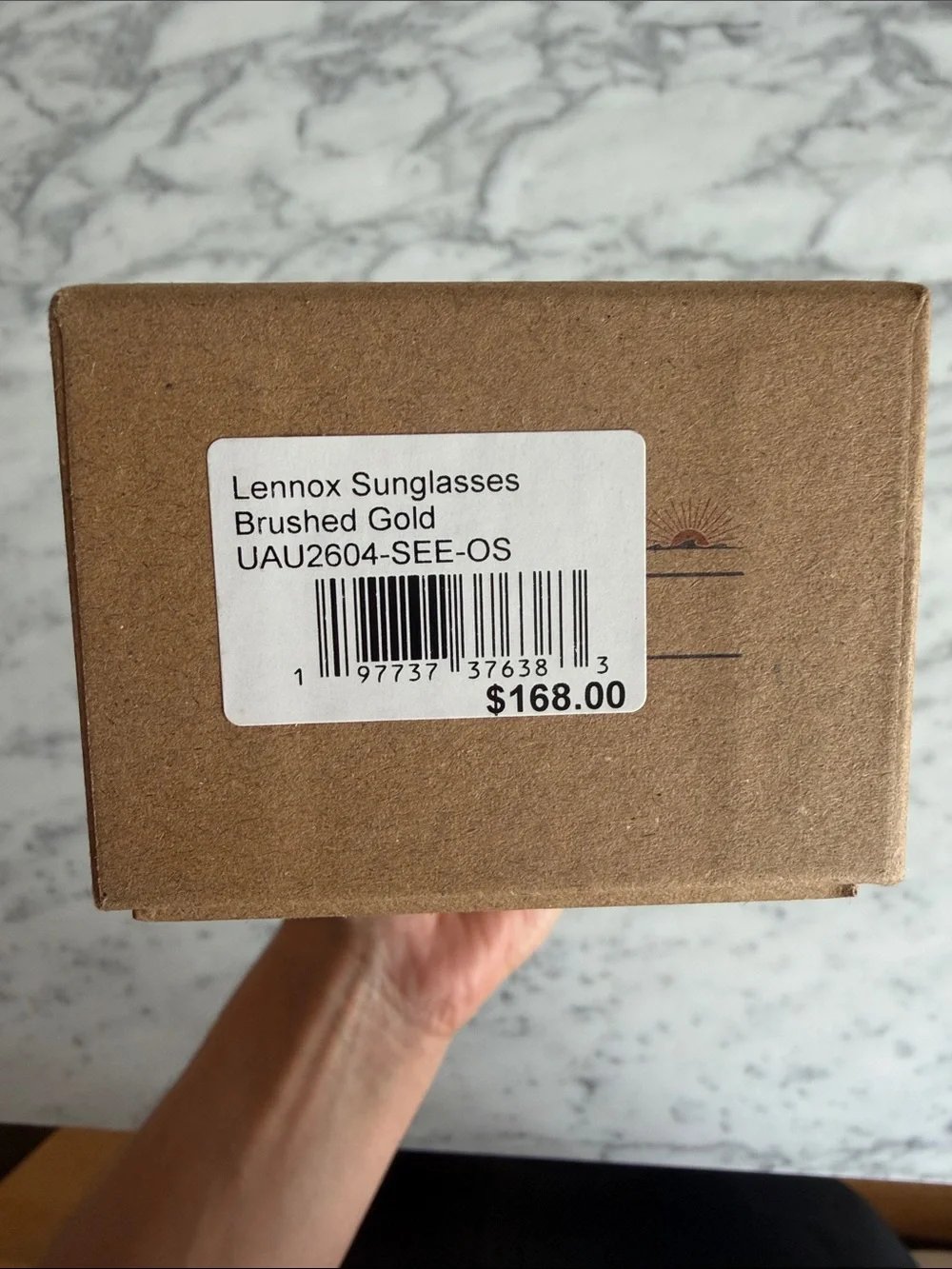 Faherty Lennox Sunglasses Brushed Gold